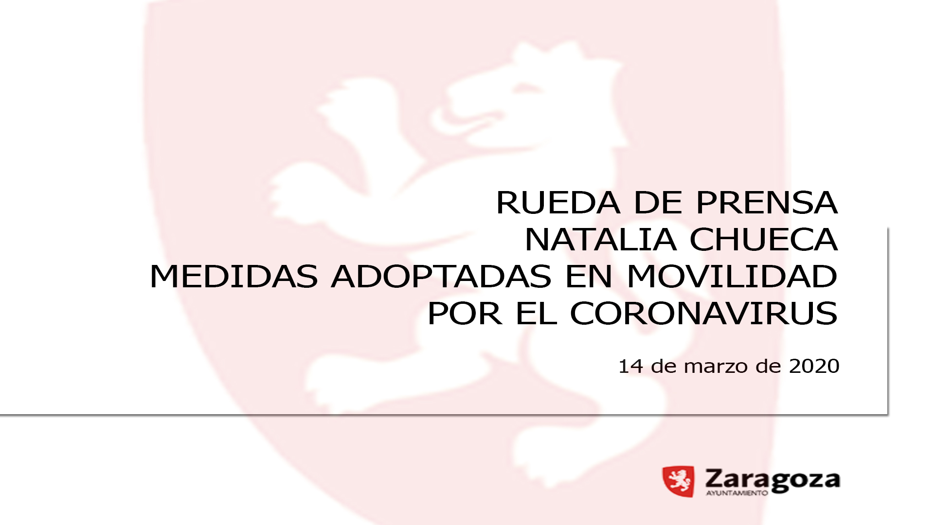 Rueda de Prensa