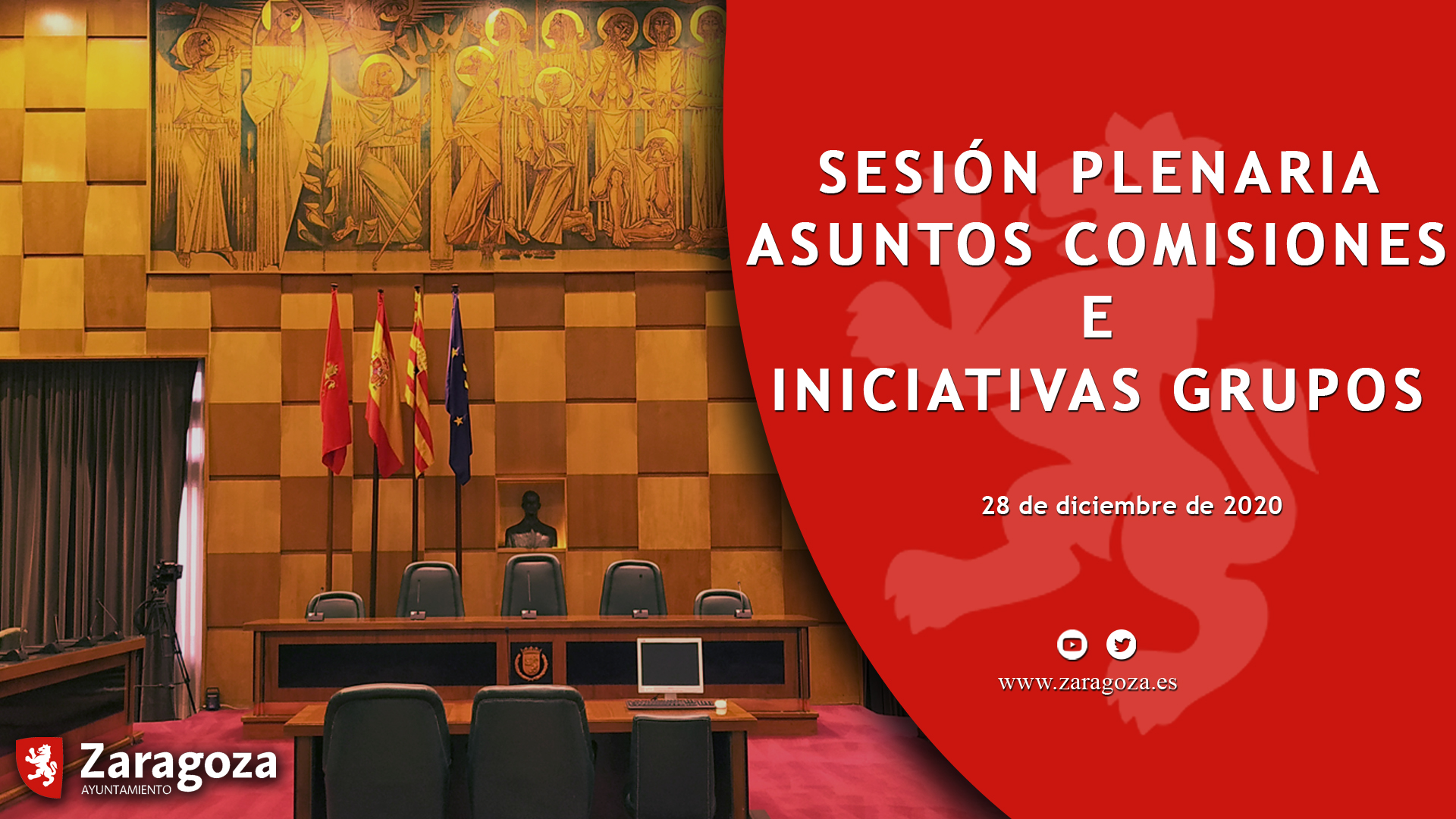 Pleno del Ayuntamiento de Zaragoza