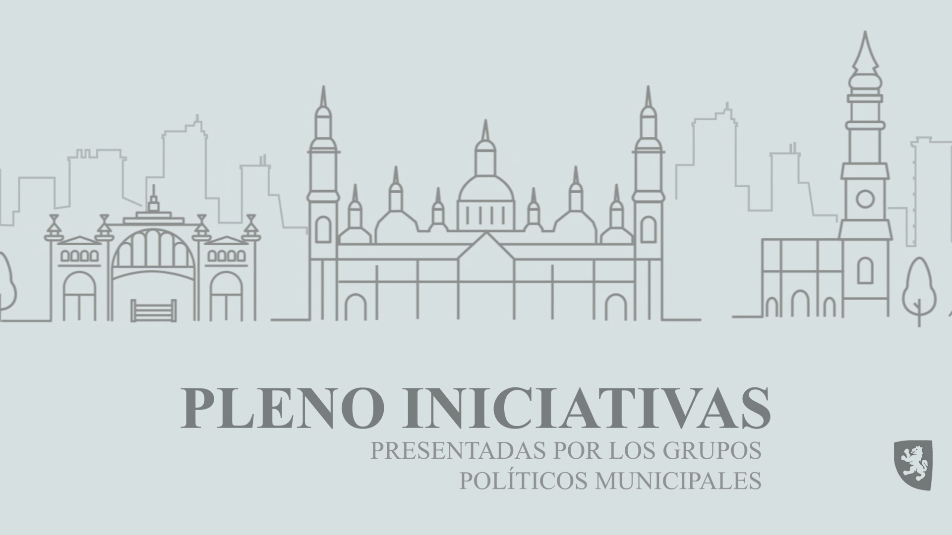Pleno Extraordinario del Ayuntamiento de Zaragoza
