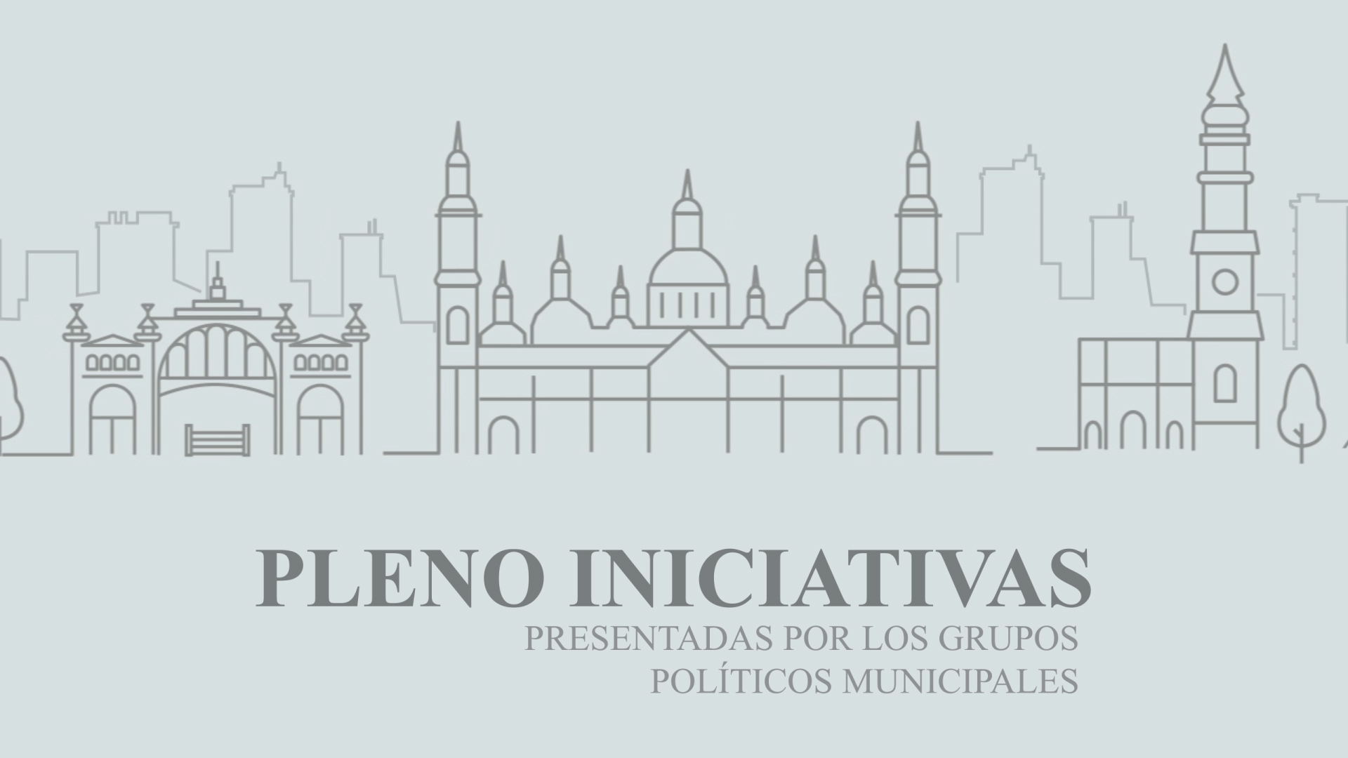 Pleno del Ayuntamiento de Zaragoza
